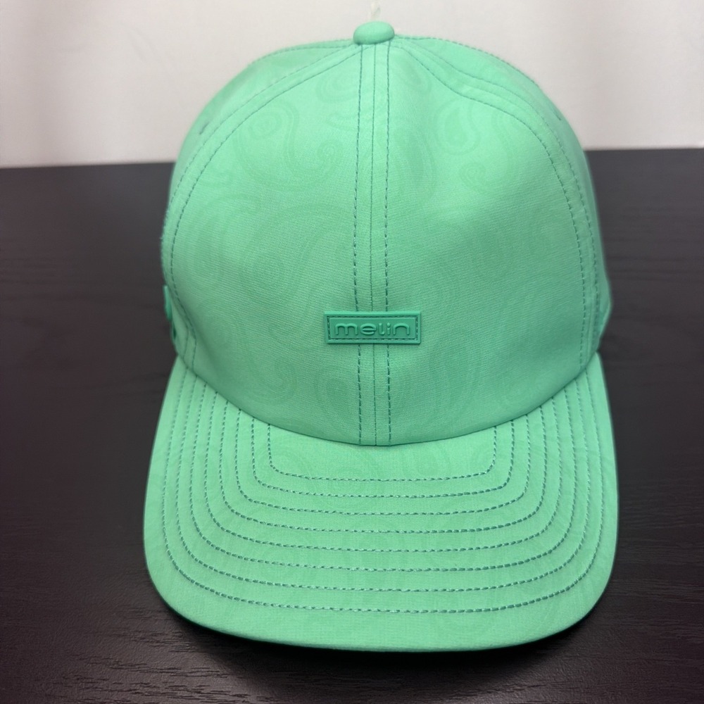 Melin The Legend Links Collection Baseball Cap, Green Solid S/M Adjustable